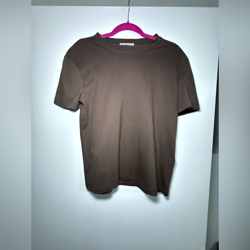 Women’s Brown Basic T-Shirt